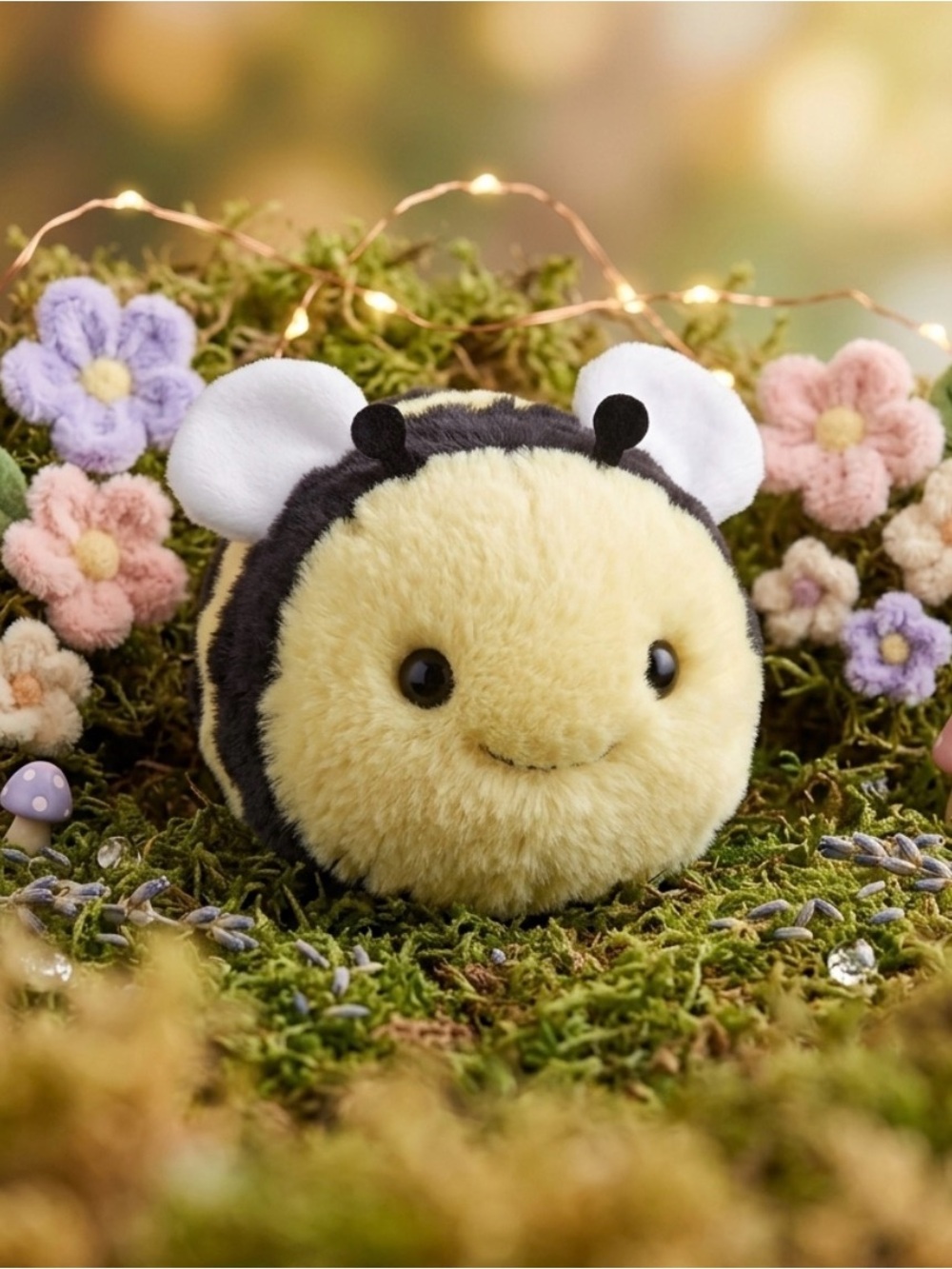 π Bumble Bee Aurora Plush Super Soft Toy - Yellow and Black